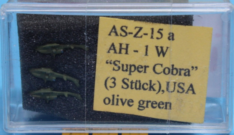 Bell AH-1W Super Cobra green (3 p.) USA 1988 Argos AS-Z 15a